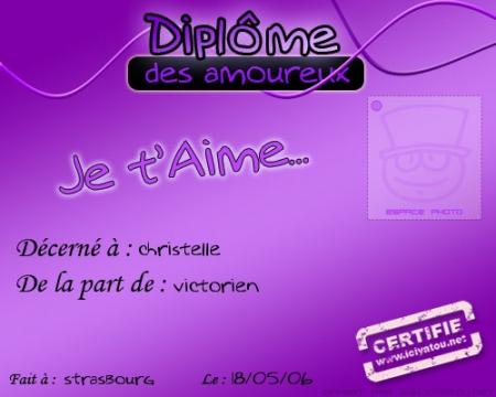 pour ma cherie